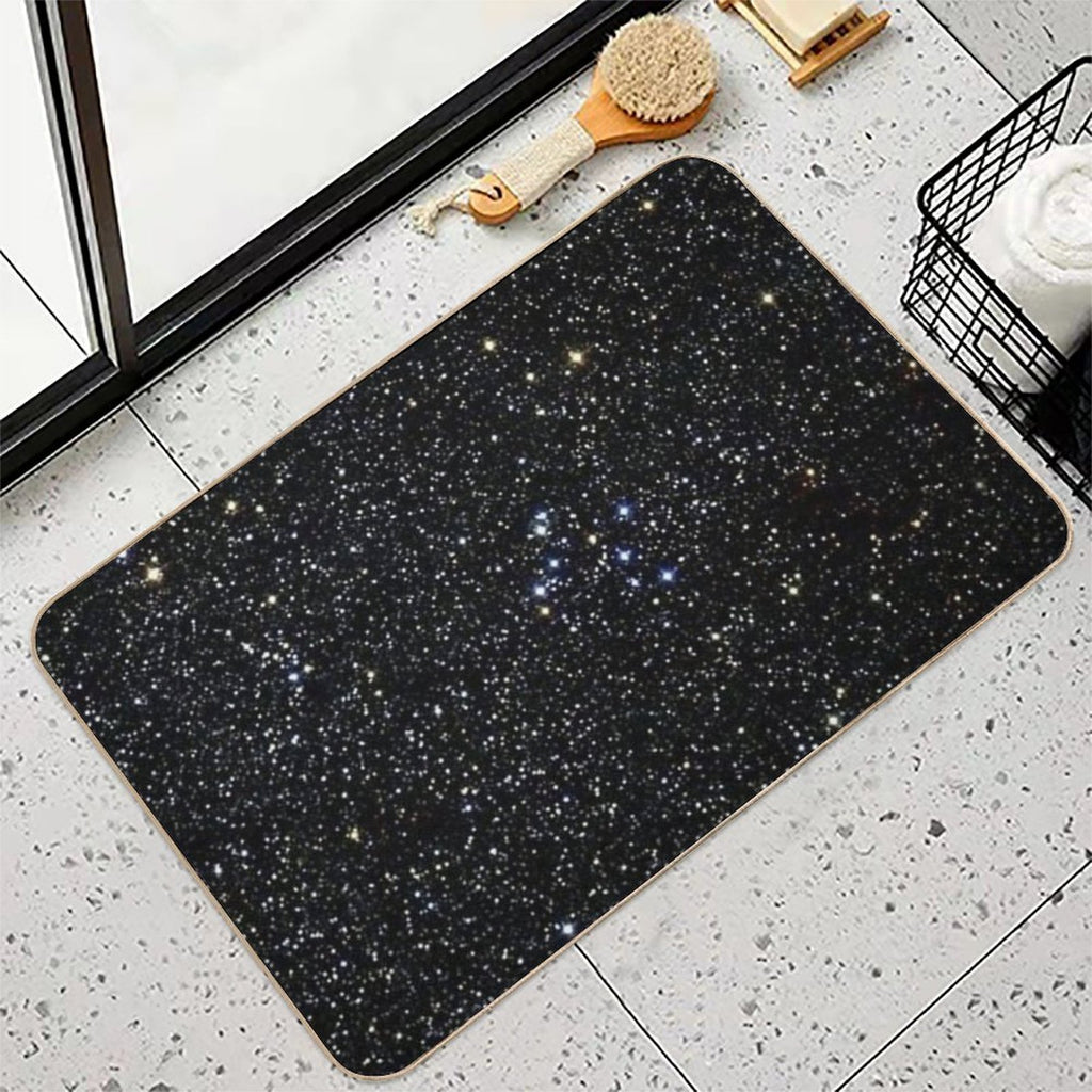 Black Glitter  Anti-Trip Bath Mat