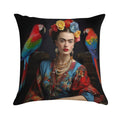 Frida Kahlo 9 Soft Hidden Zipper Throw Pillow