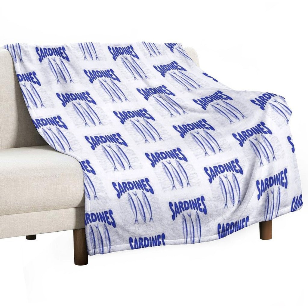 Portuguese Sardines Gift-ready Throw Blanket