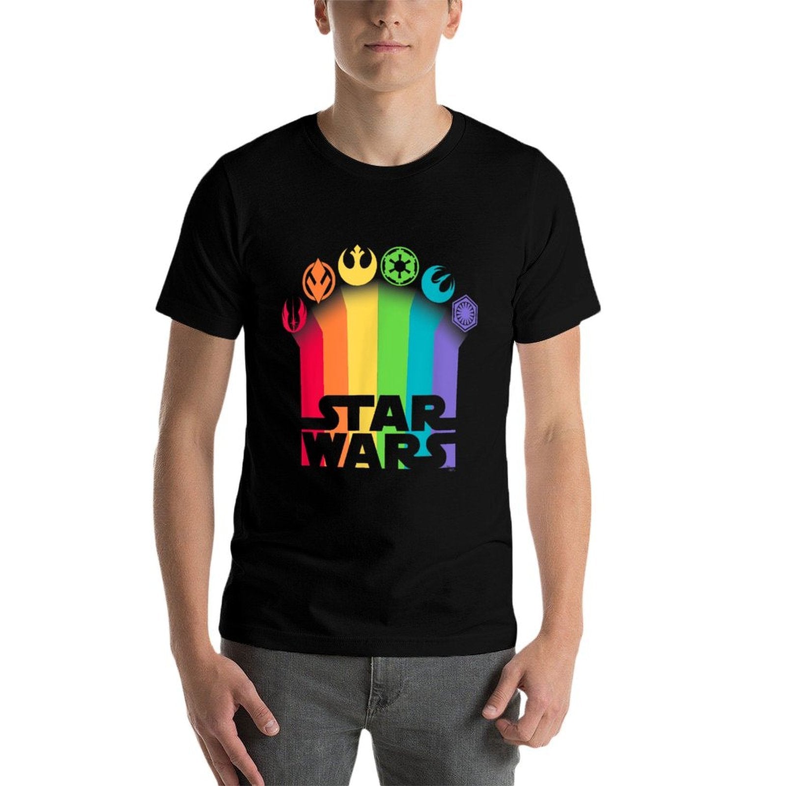 Star Wars Logo with Pride Icons  Relaxed-fit T-Shirt