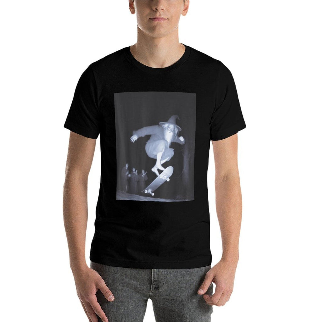 Fantasy Wizard Skating with Their Squad FUNNY  Versatile T-Shirt