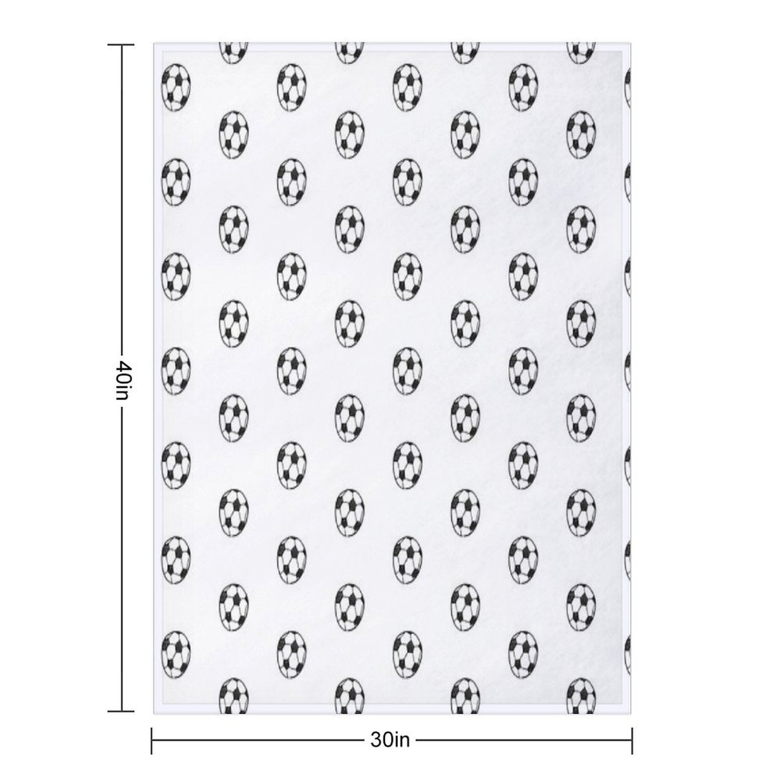 Soccer Ball Gift-ready Throw Blanket
