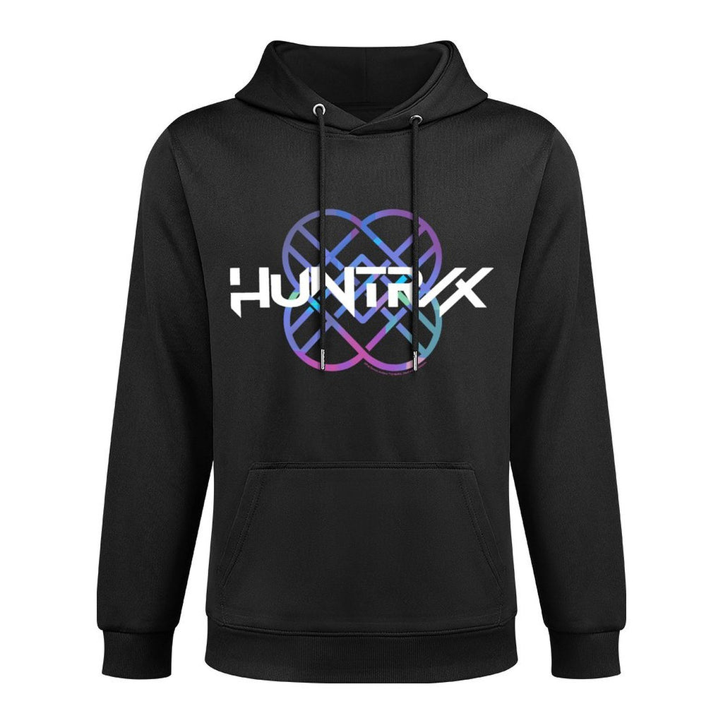 Kpop Demon Hunters Huntrx Gradient Color Band Logo Adjustable Hood Hoodie