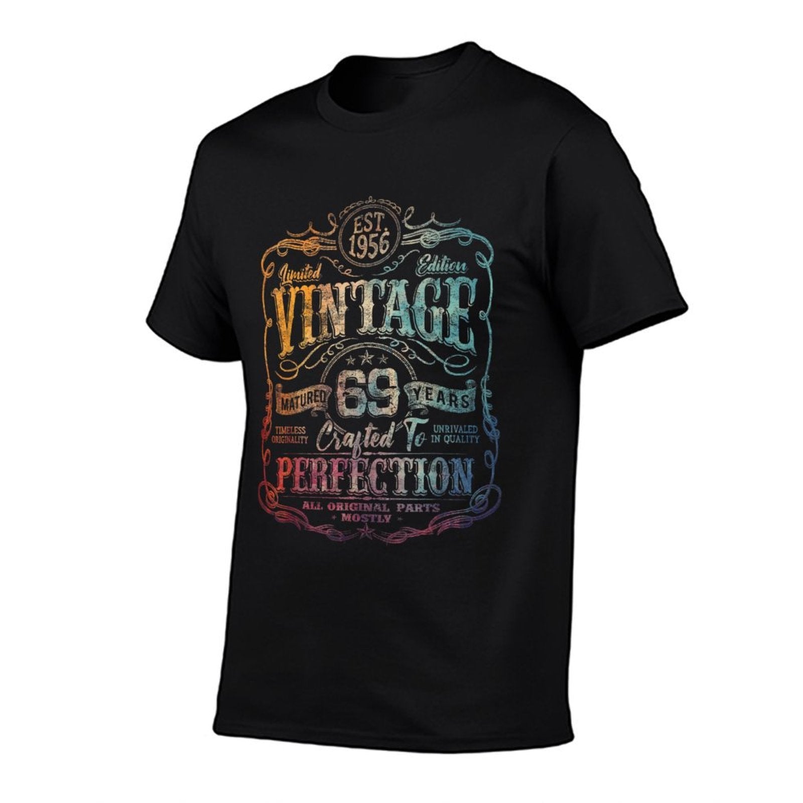 Vintage 1956 Limited Edition 69 Year Old 69th Birthday  Trendy Pattern T-Shirt