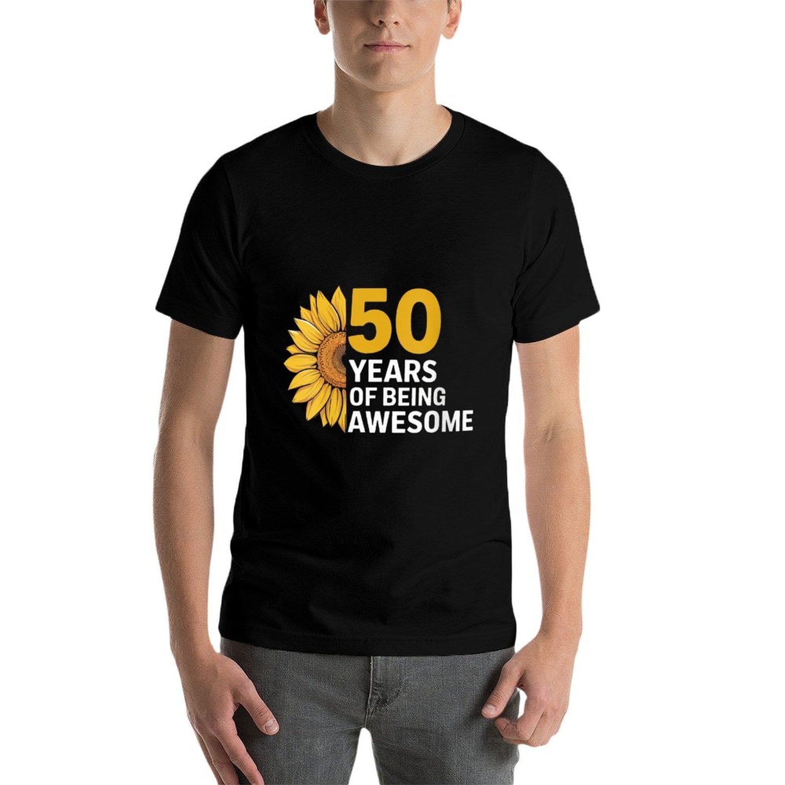 Womens 50th Birthday 50 Years Of Being Awesome 50th Birthday Women  Wrinkle-resistant T-Shirt