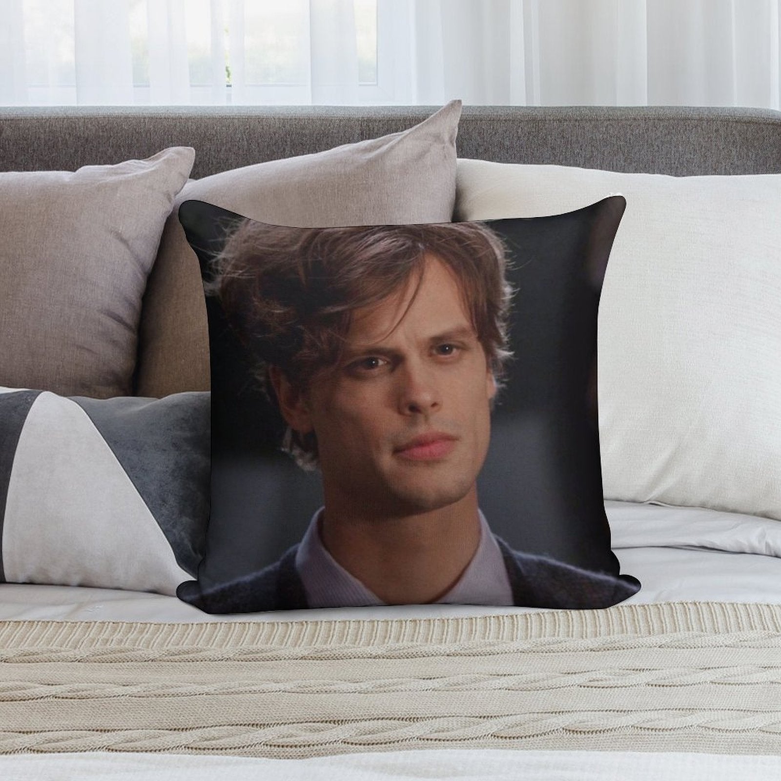 Mgg Soft Washable Throw Pillow