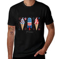 July 4th Women Men Patriontic American Independence Day  Cotton T-Shirt