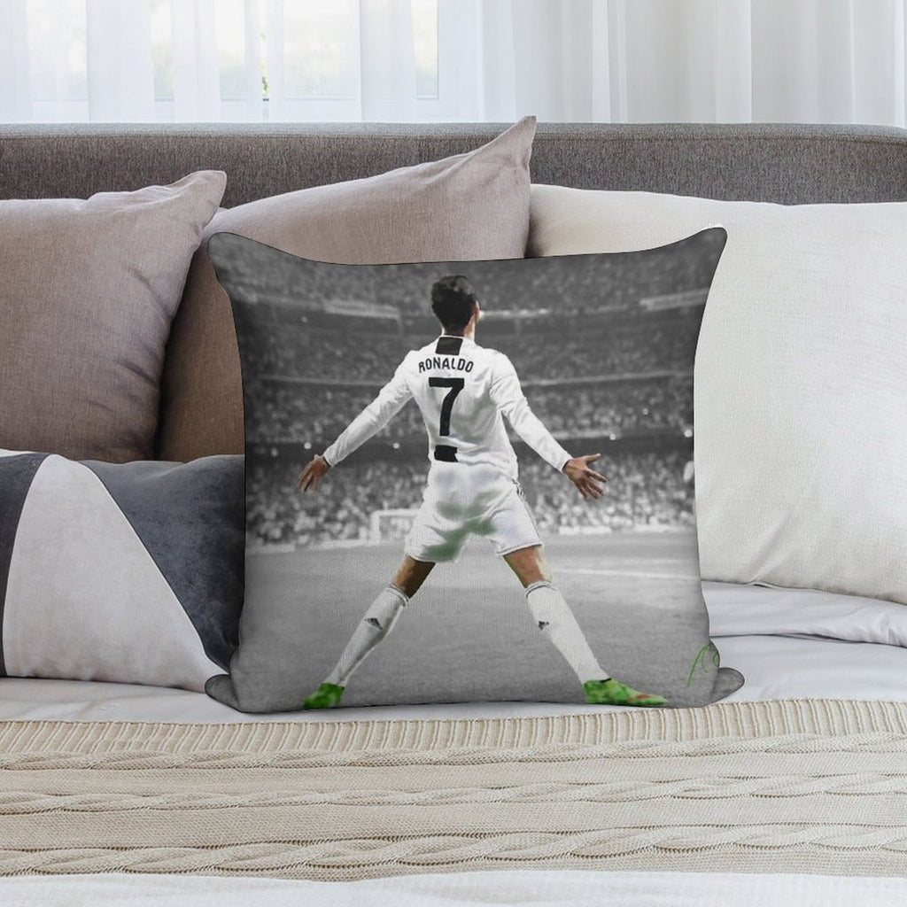 Cristiano Ronaldo Soft Gift Ready Throw Pillow
