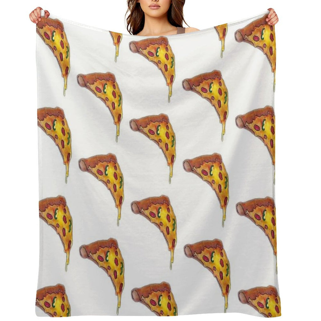 Pizza Slice Lightweight Throw Blanket