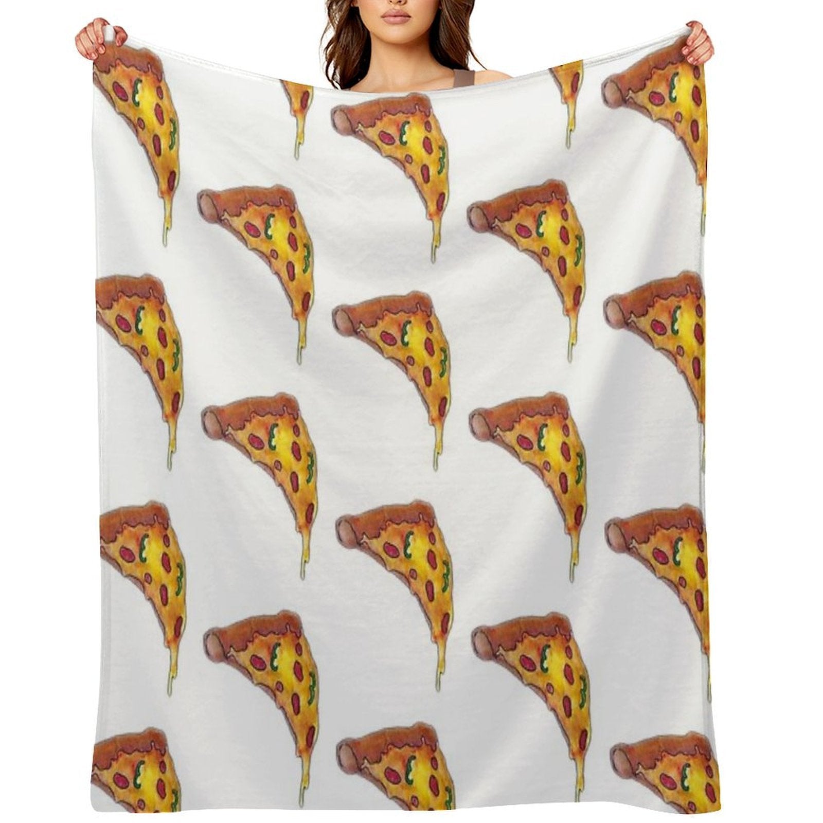 Pizza Slice Lightweight Throw Blanket