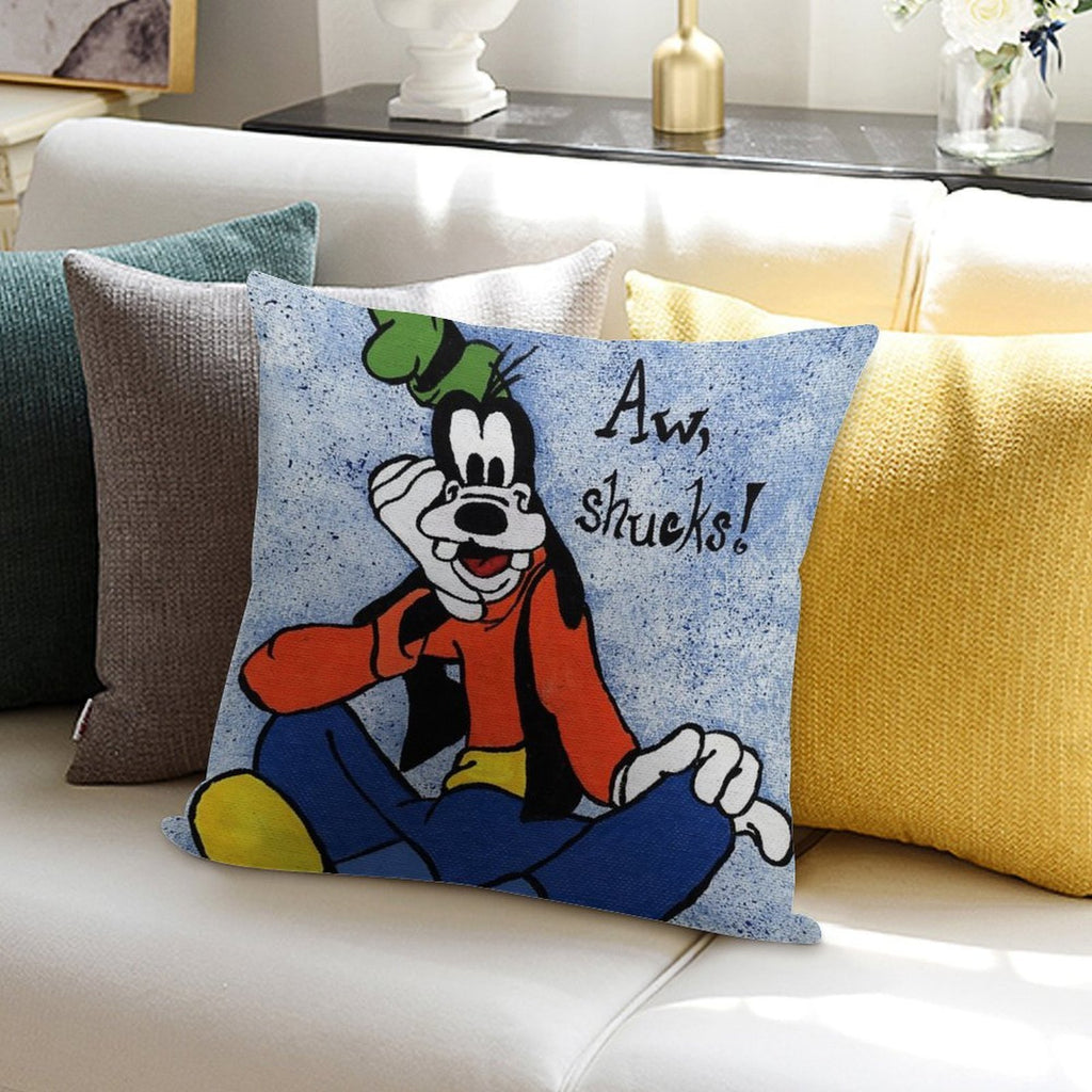 Goofy Painting Soft Easy Maintenance Throw Pillow