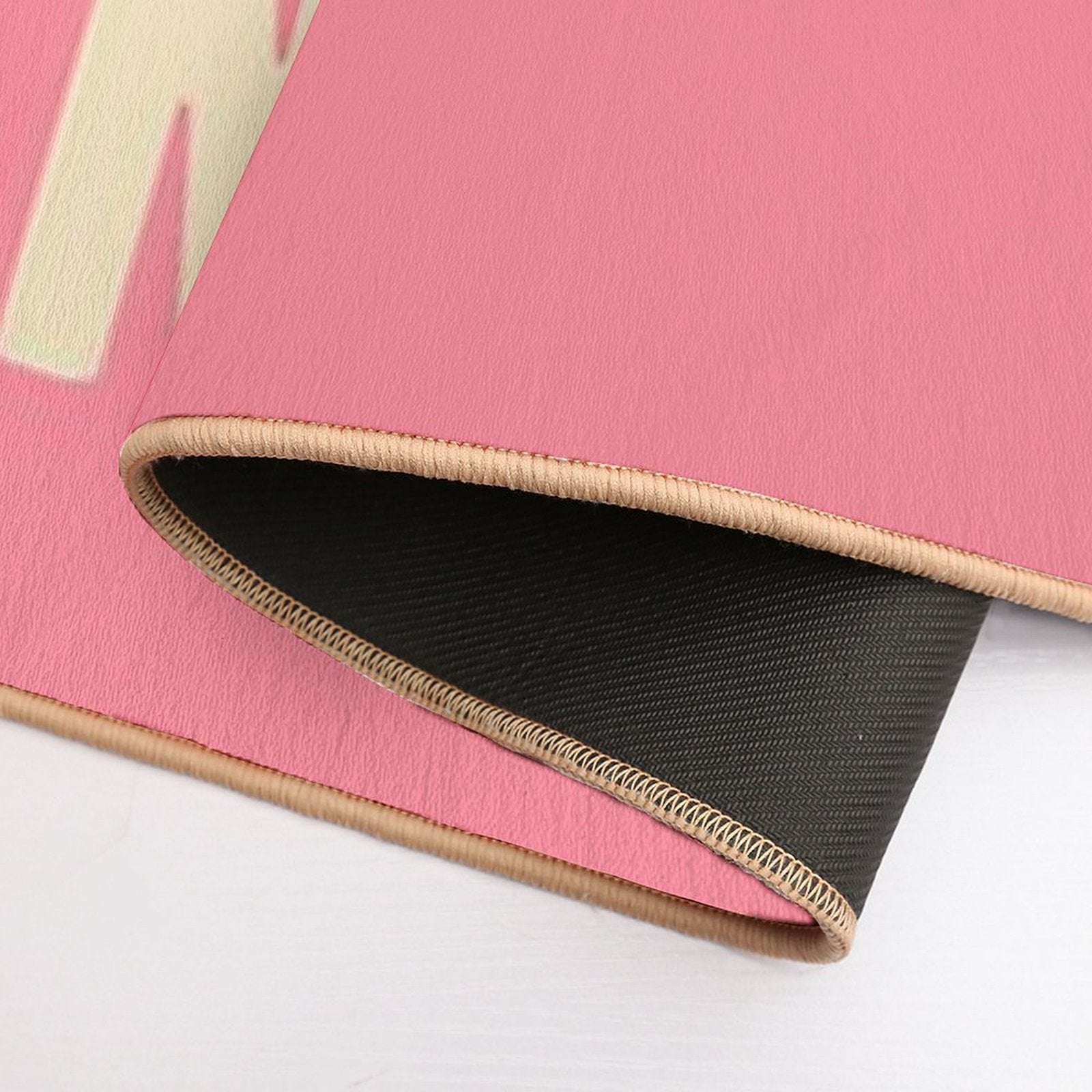 Get Naked - Pink And Peach Durable Bath Mat