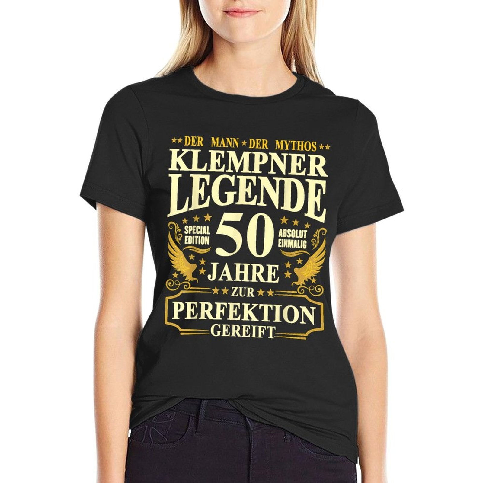 Plumbers Legend 50 Years Perfection Matured 50th Birthday  Stretchy T-Shirt