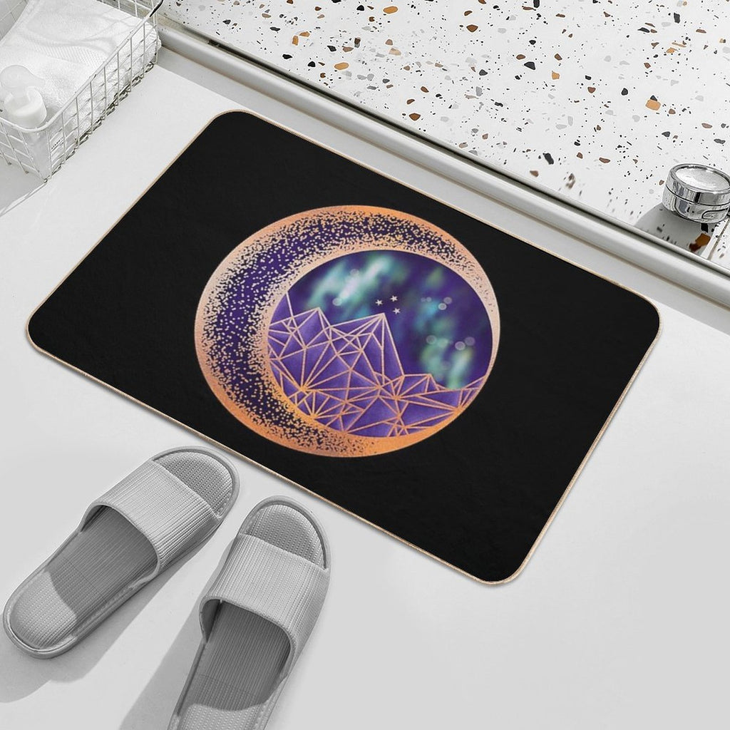 Gold Night Court Insignia  Easy Maintenance Bath Mat