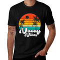 Vintage Palm Tree Sunset Beach Vacation Summer Vacay Vibes  Durable T-Shirt