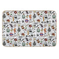 Sherlock Collage (color)  Toxin-Free Bath Mat