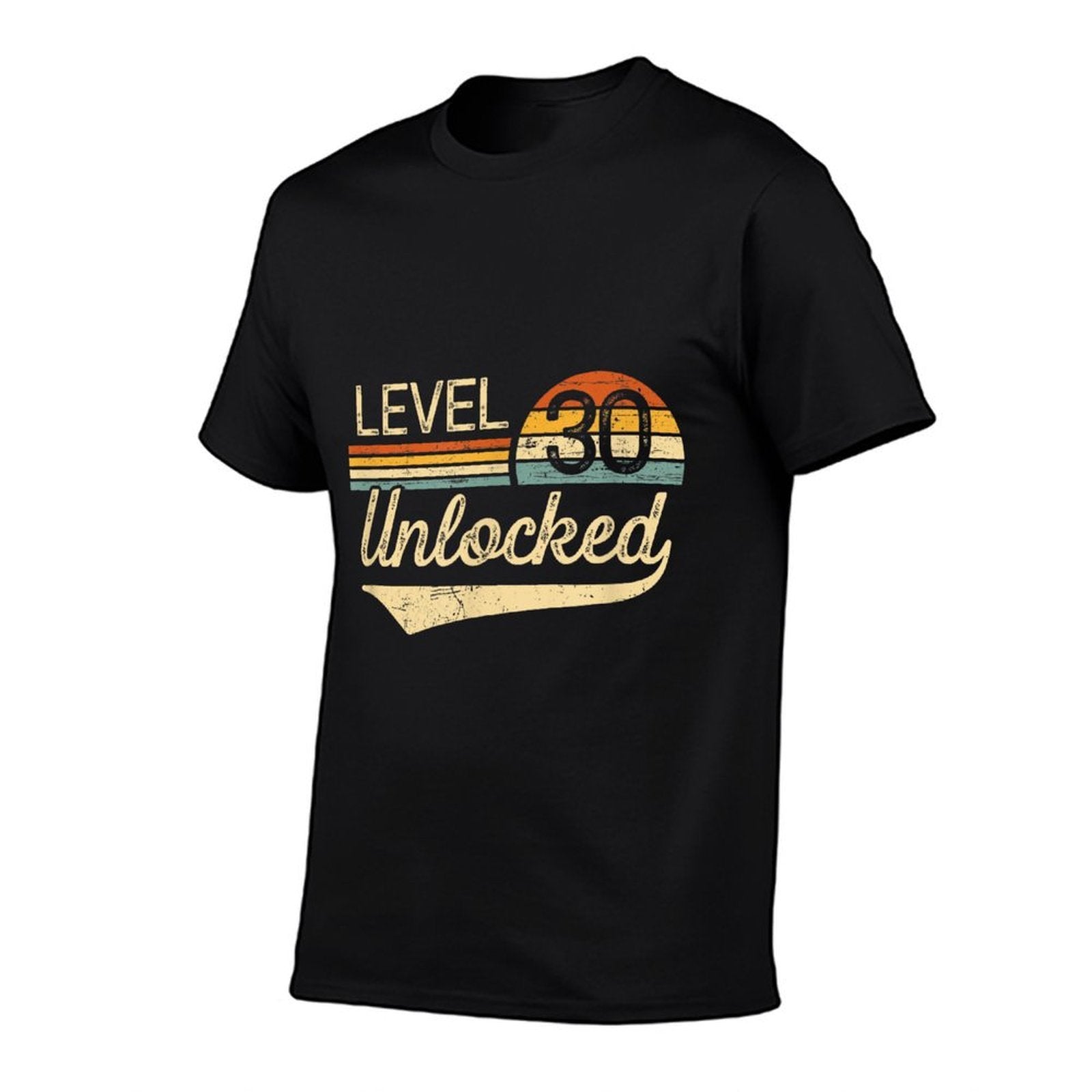 Unlocked Level 30 Vintage 30th Birthday  Slim-fit Cut T-Shirt