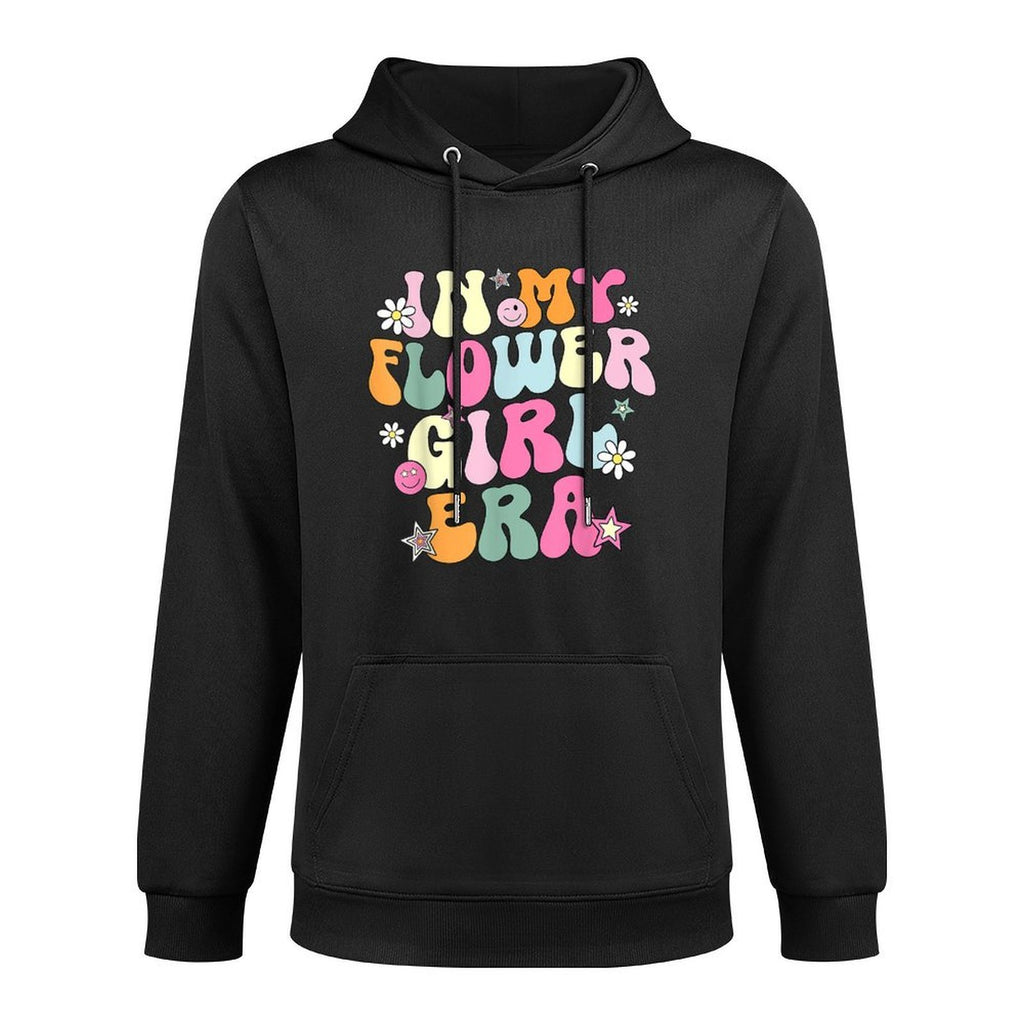 In My Flower Girl Era Retro Groovy Flower Girl Funny Cute Colorfast Hoodie