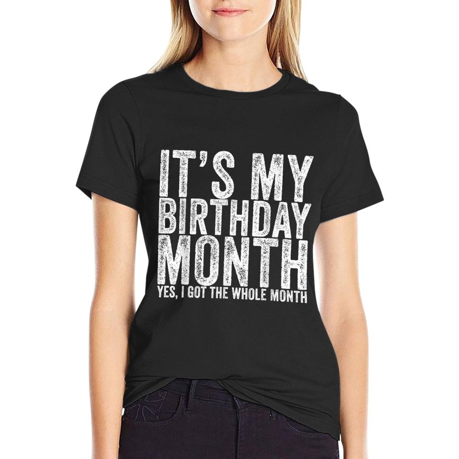 It's My Birthday Month Funny  Trendy Pattern T-Shirt