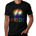 Gay LGBT Pride Retro 1970s Disco Ball  High-quality Stitching T-Shirt