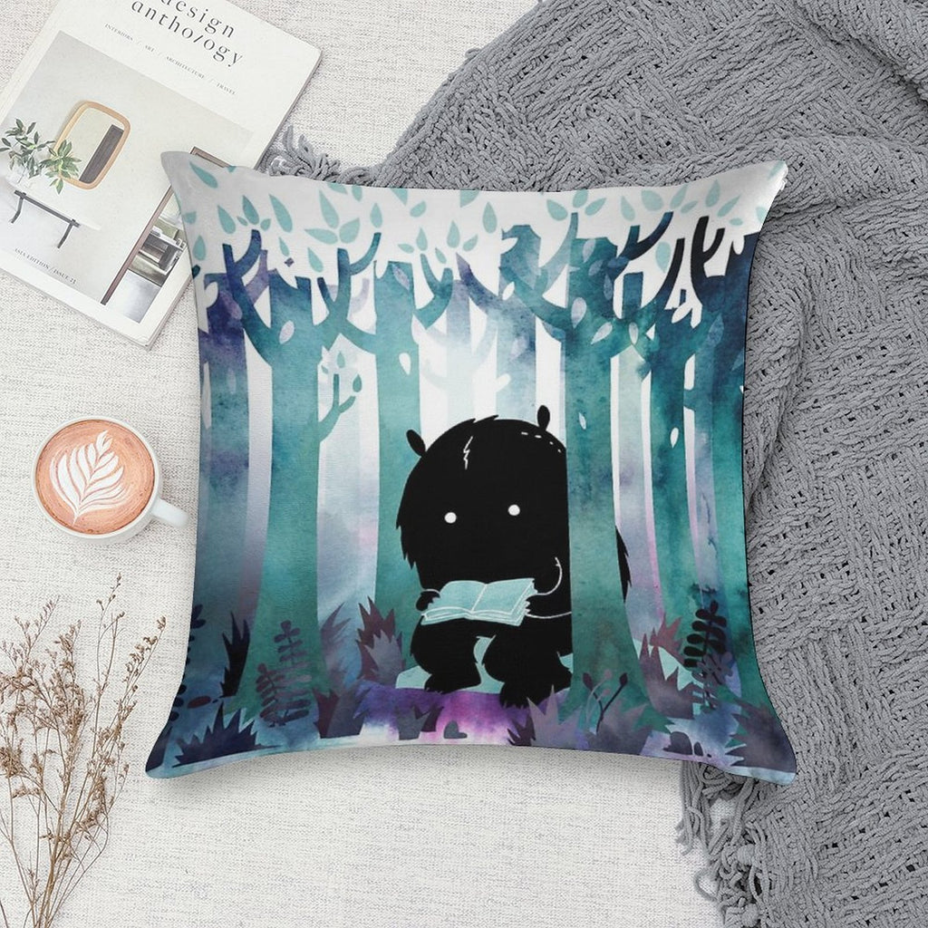 A Quiet Spot Soft High-Density Material Throw Pillow