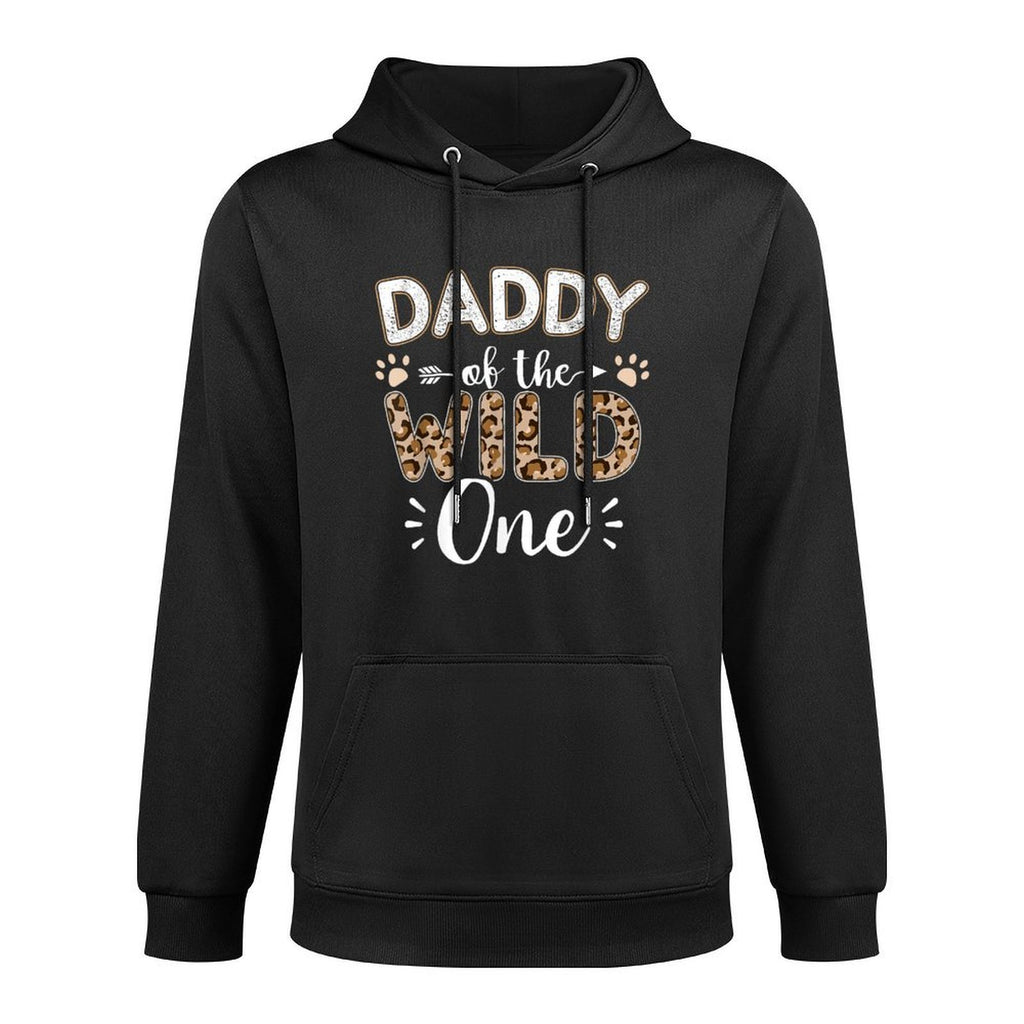 Daddy of The Wild One Birthday Girl Matching Family Party Customizable Surface Hoodie