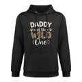 Daddy of The Wild One Birthday Girl Matching Family Party Customizable Surface Hoodie
