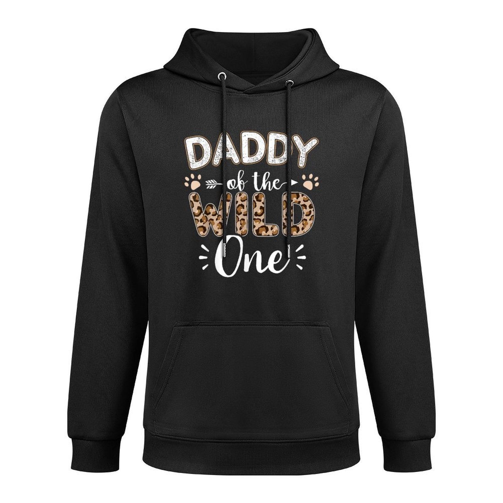 Daddy of The Wild One Birthday Girl Matching Family Party Customizable Surface Hoodie