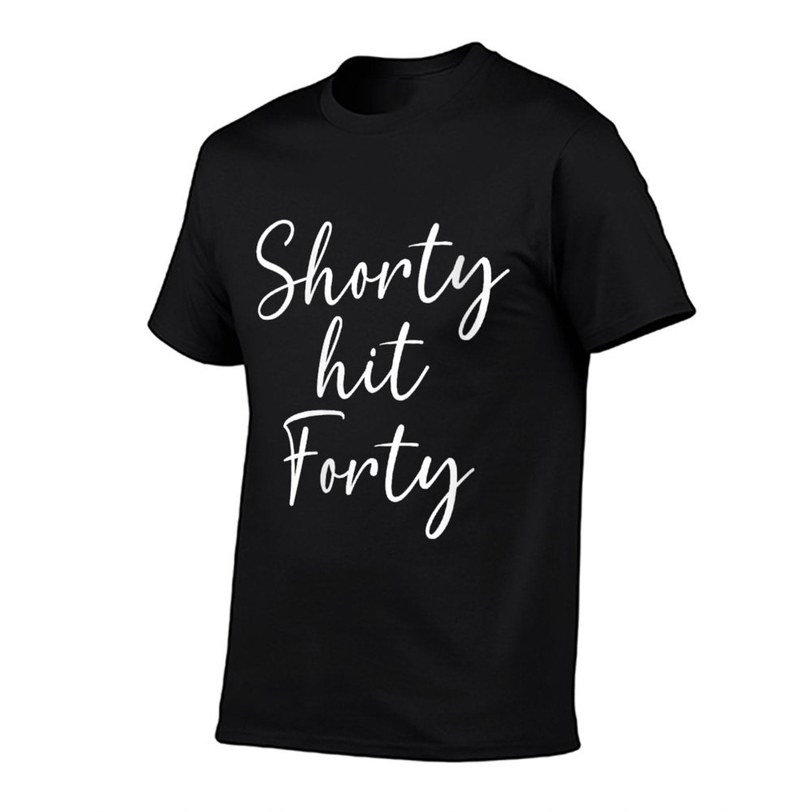 Womens Shorty Hit Forty, 40th Birthday, Shorty Hit 40 Women  Polyester Blend T-Shirt