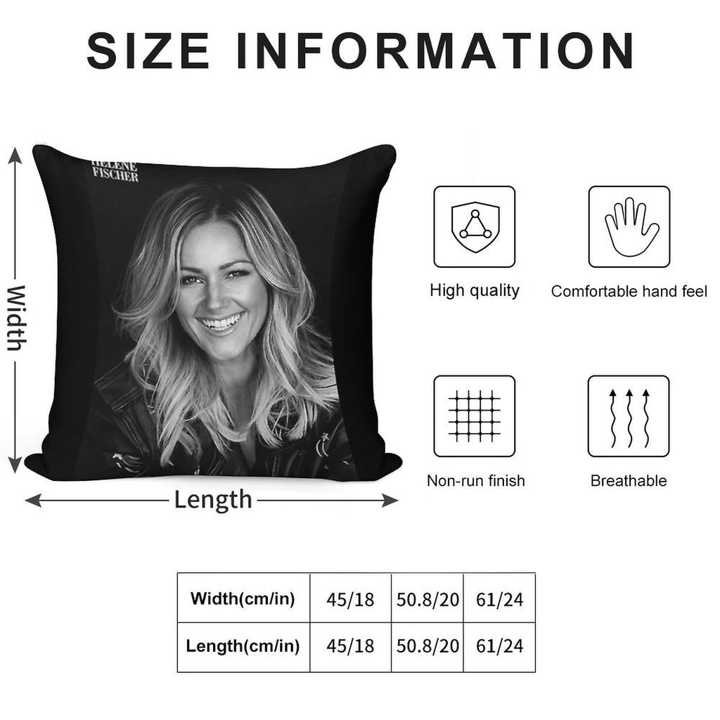 Helene Fischer Soft Shrink-Resistant Throw Pillow