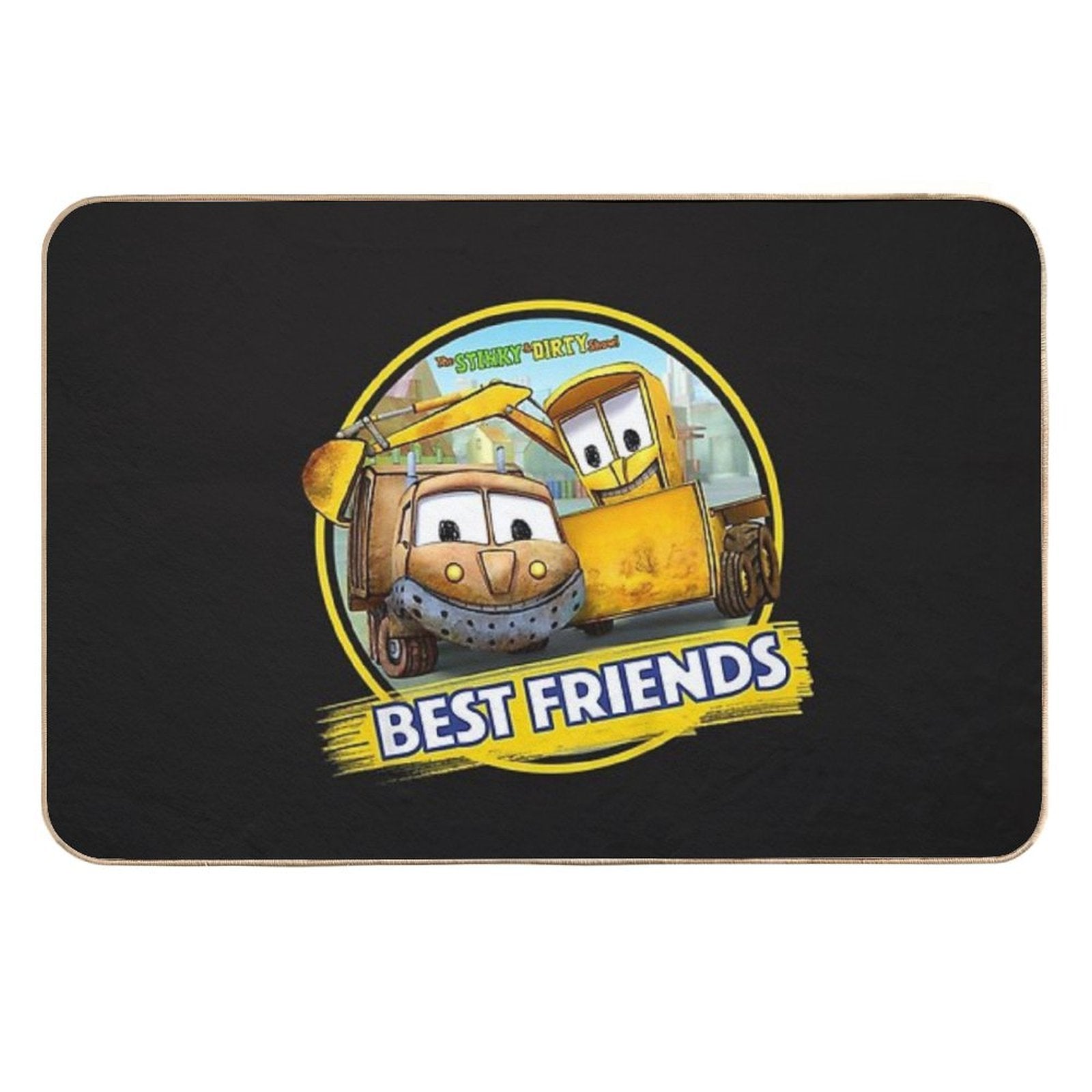 Kids The Stinky And Dirty Show - Best Friends  Fade-Resistant Bath Mat