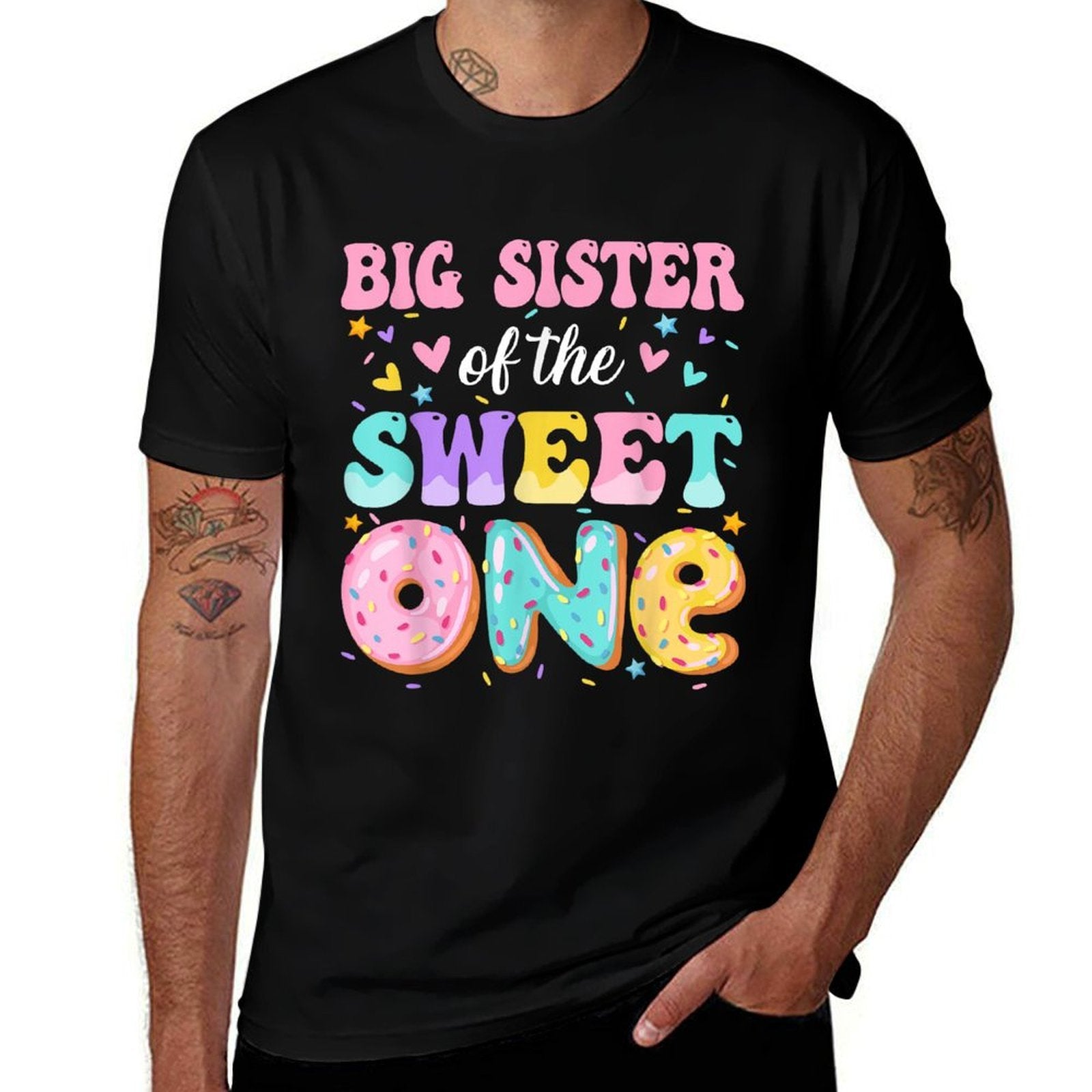 Big Sister Of The Sweet One 1st Birthday Donut Bday Party  Quick-drying T-Shirt