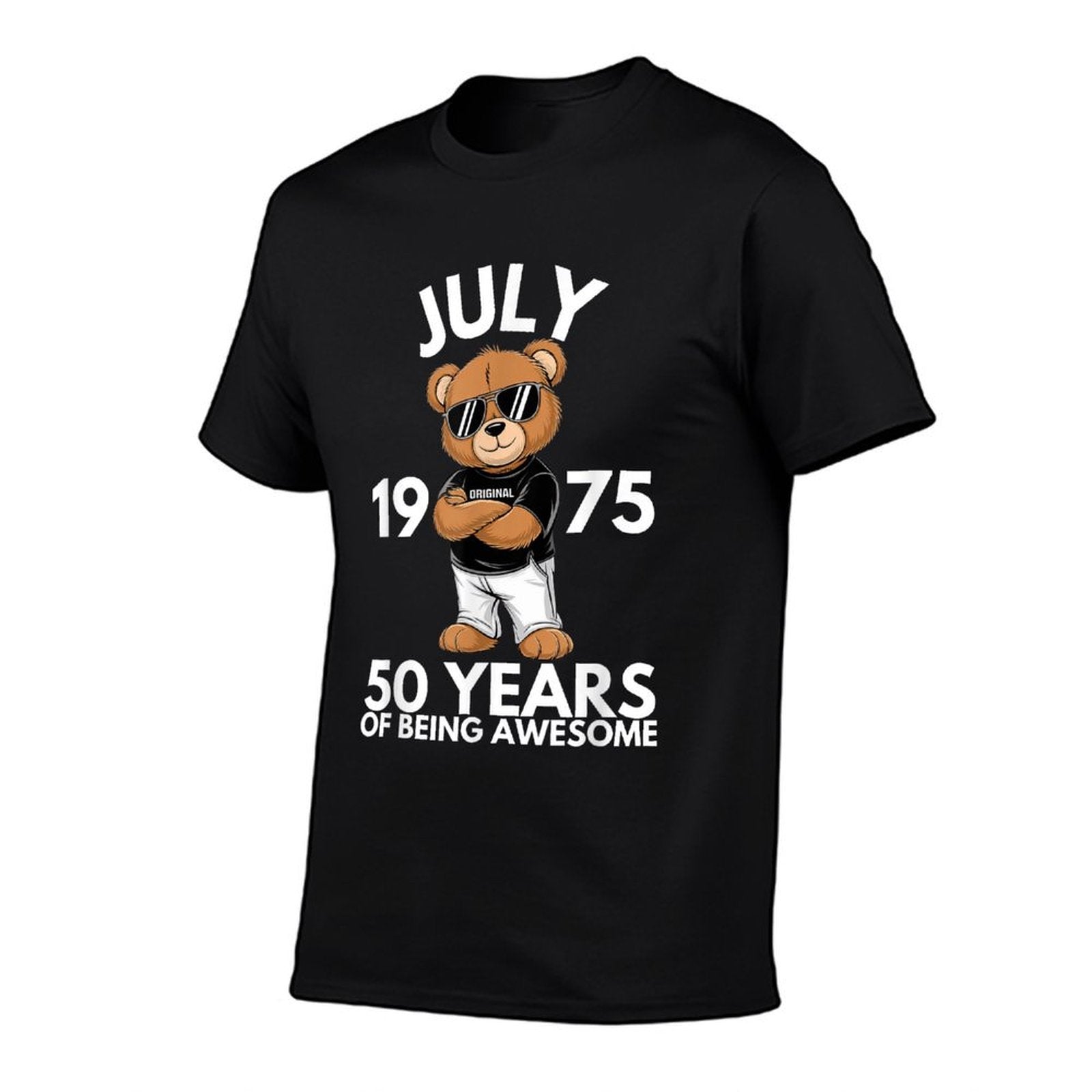July 50th Birthday Men Women 1975 Awesome  Versatile T-Shirt
