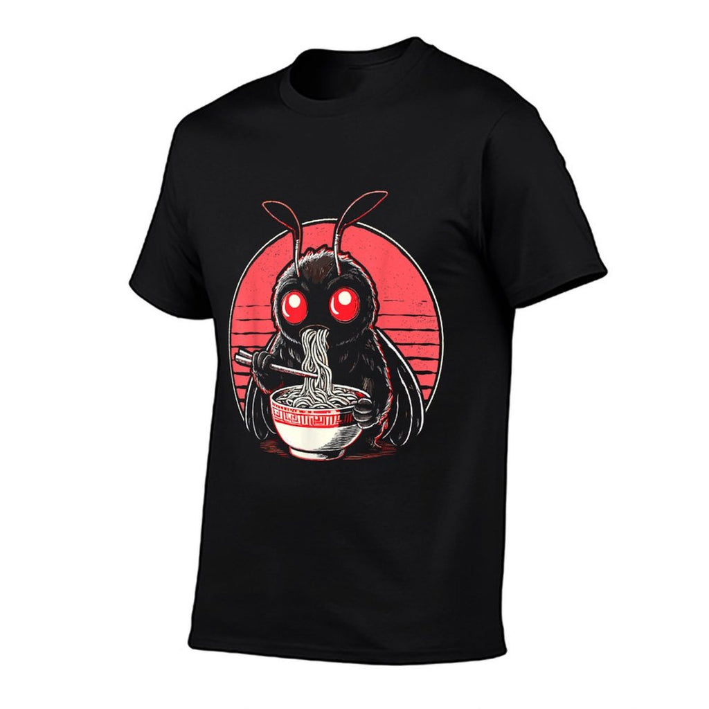 Retro Mothman Ramen Kawaii Japanese Noodles Comfortable T-Shirt
