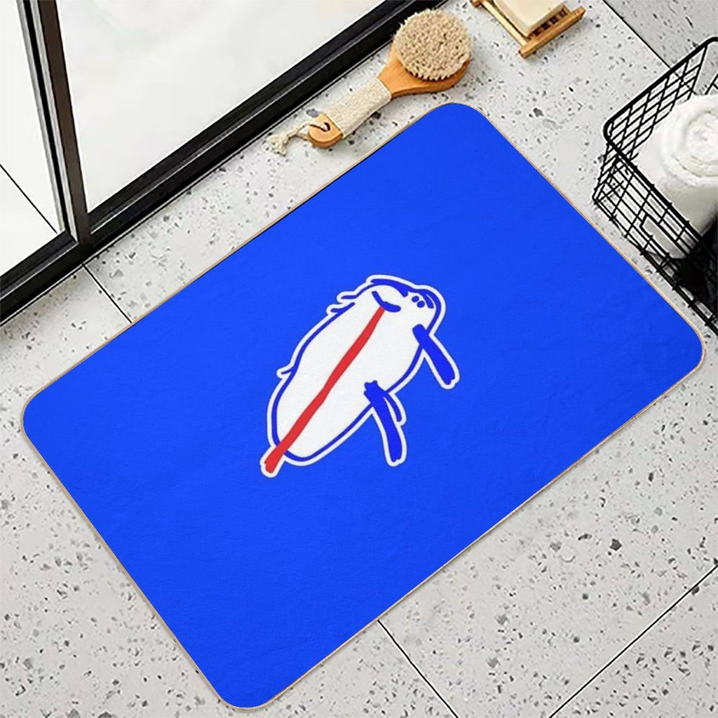 Josh Allen Drawing  Long-Lasting Bath Mat
