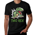 Two Rex It's My 2nd Birthday Dinosaur 2 Years Old Boys  Affordable Price T-Shirt
