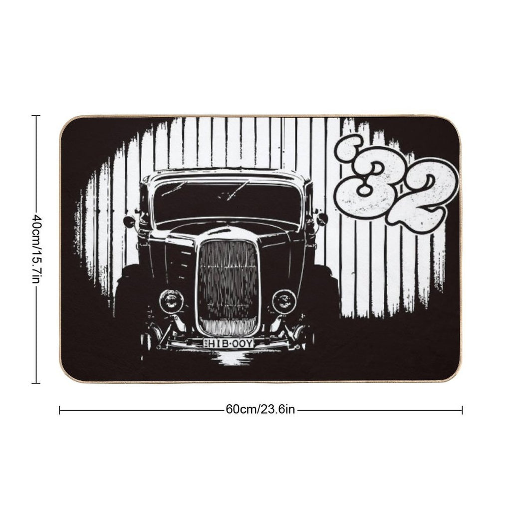 1932 Ford Coupe Hot Rod  Slip-Resistant Bath Mat