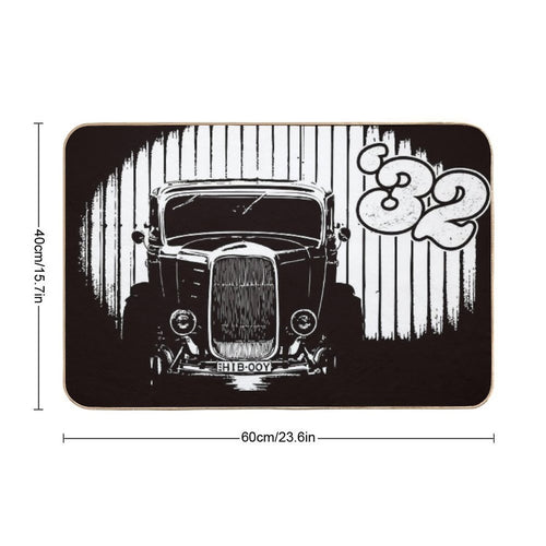 1932 Ford Coupe Hot Rod  Slip-Resistant Bath Mat
