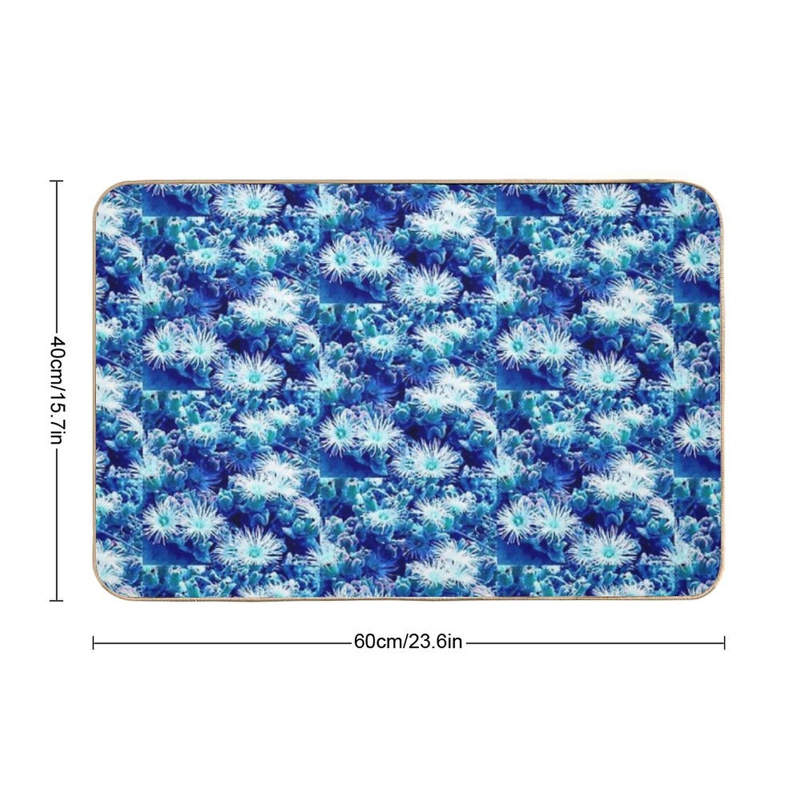 Blue Nature  Absorbent Bath Mat