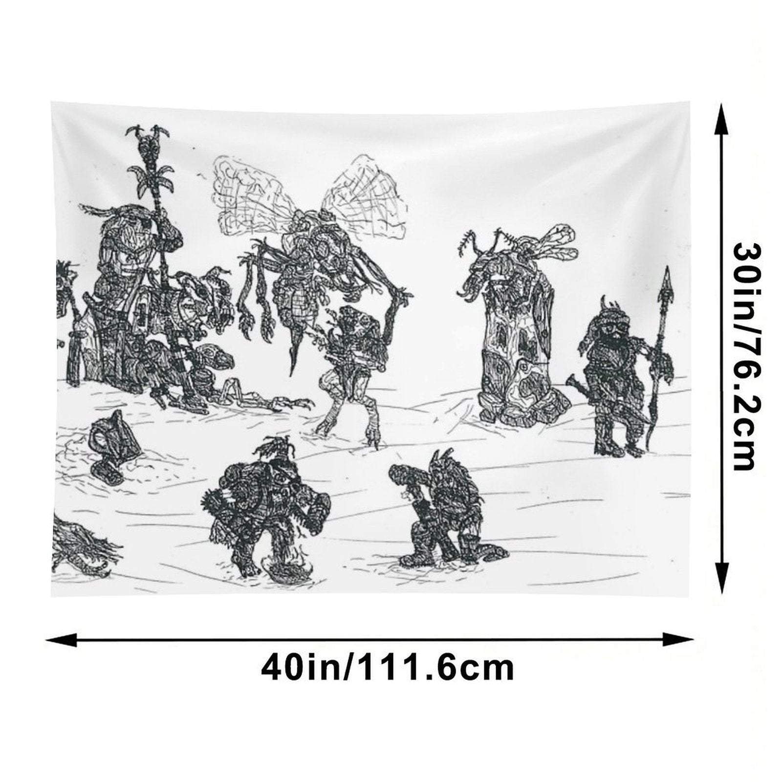 The Bug Lord Tapestry