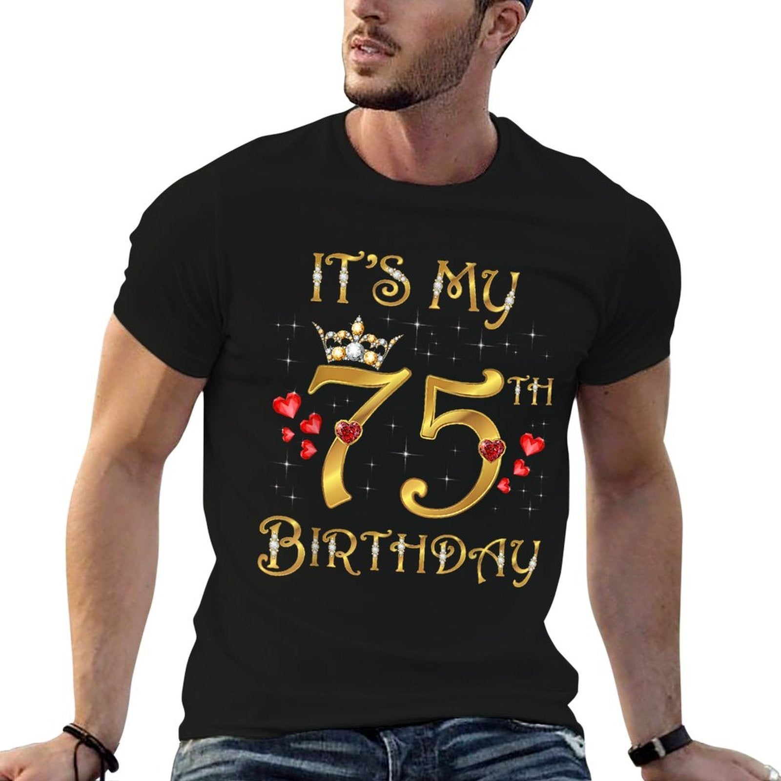 It's My 75th Birthday 75 Years Old 75th Birthday Queen  Stretchy T-Shirt