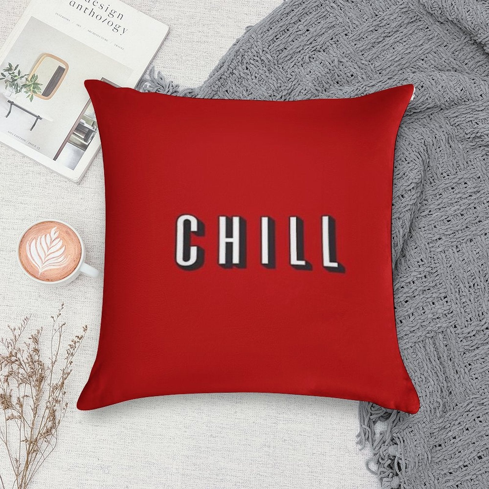 CHILL Soft Durable Construction Throw Pillow