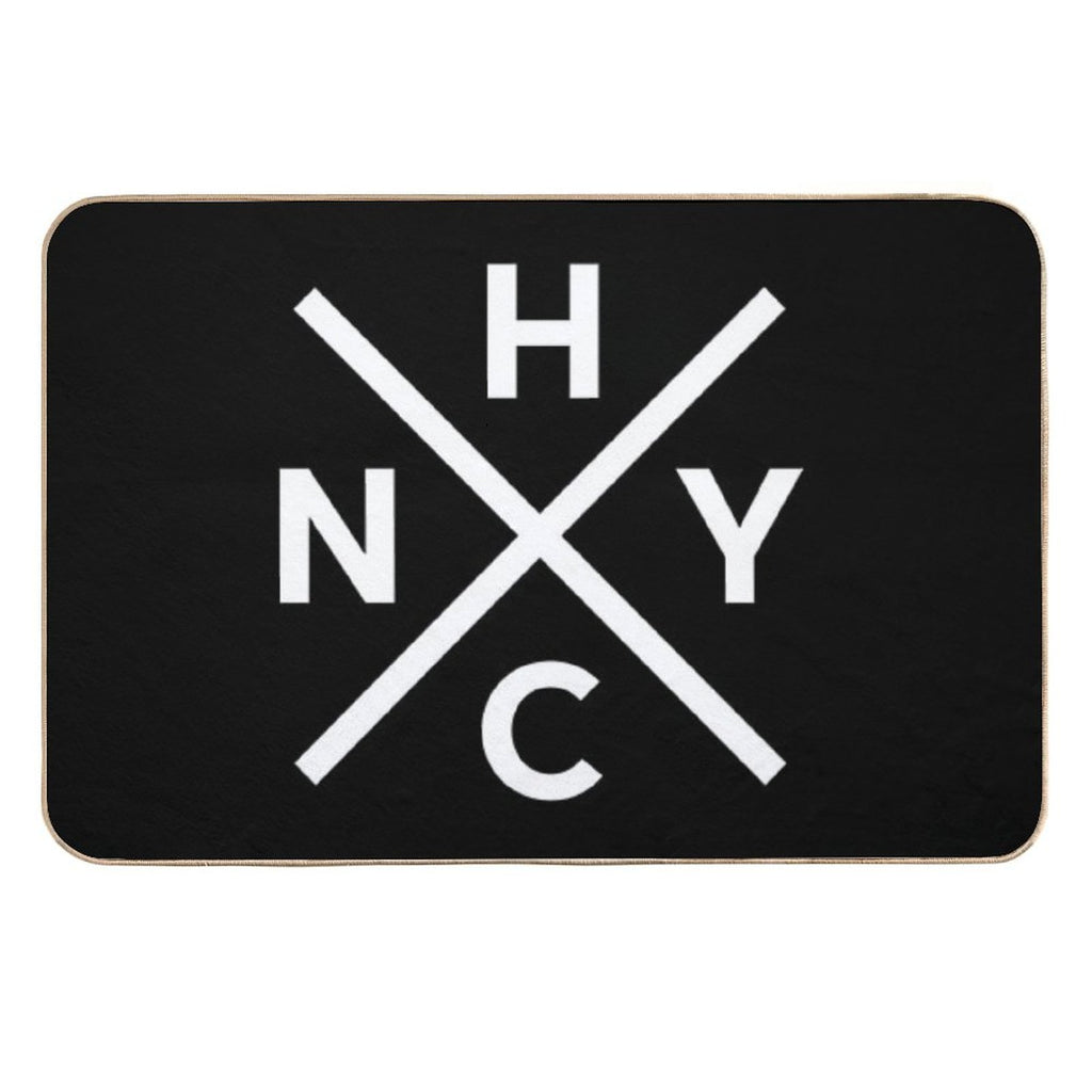 NYHC New York Hardcore Punk Rock  Non-Slip Bath Mat