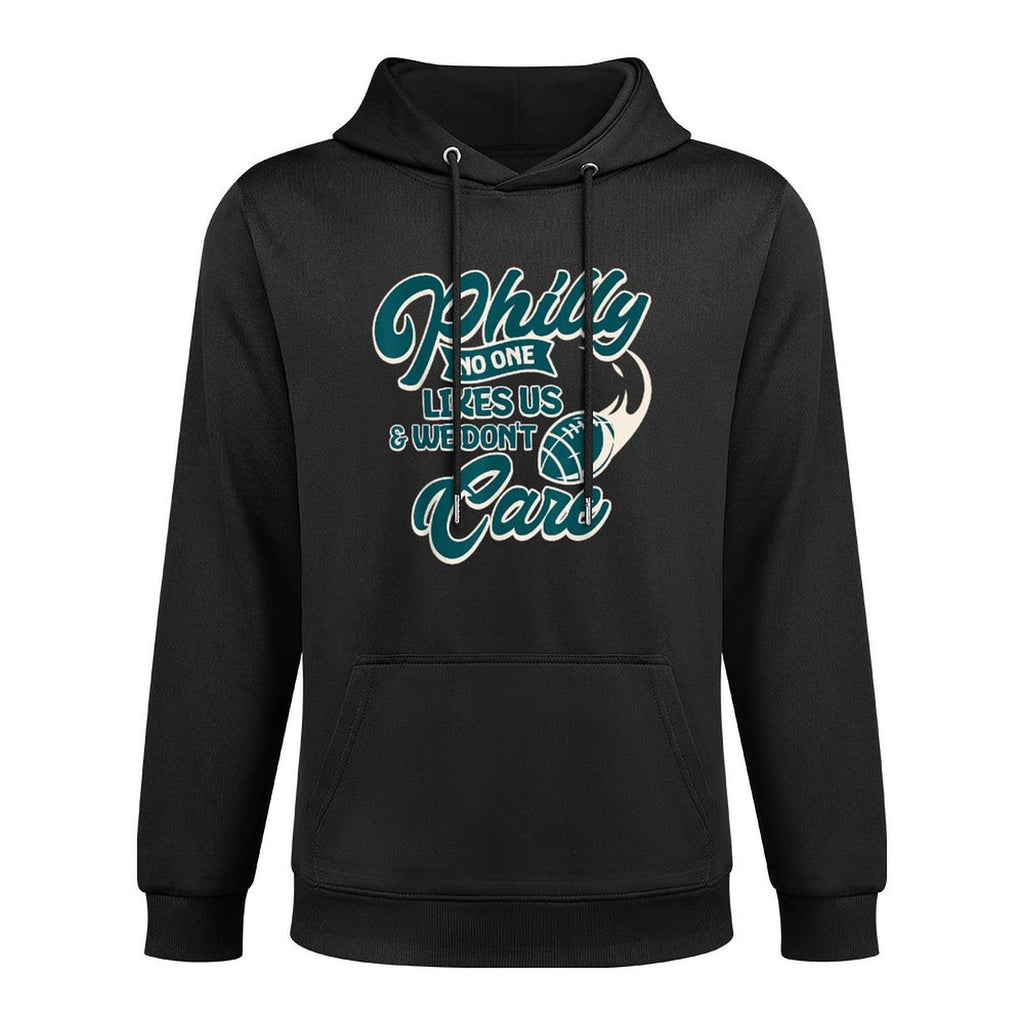 Philadelphia They Dont Likes Us We Dont Care Philly Fan Adjustable Hood Hoodie