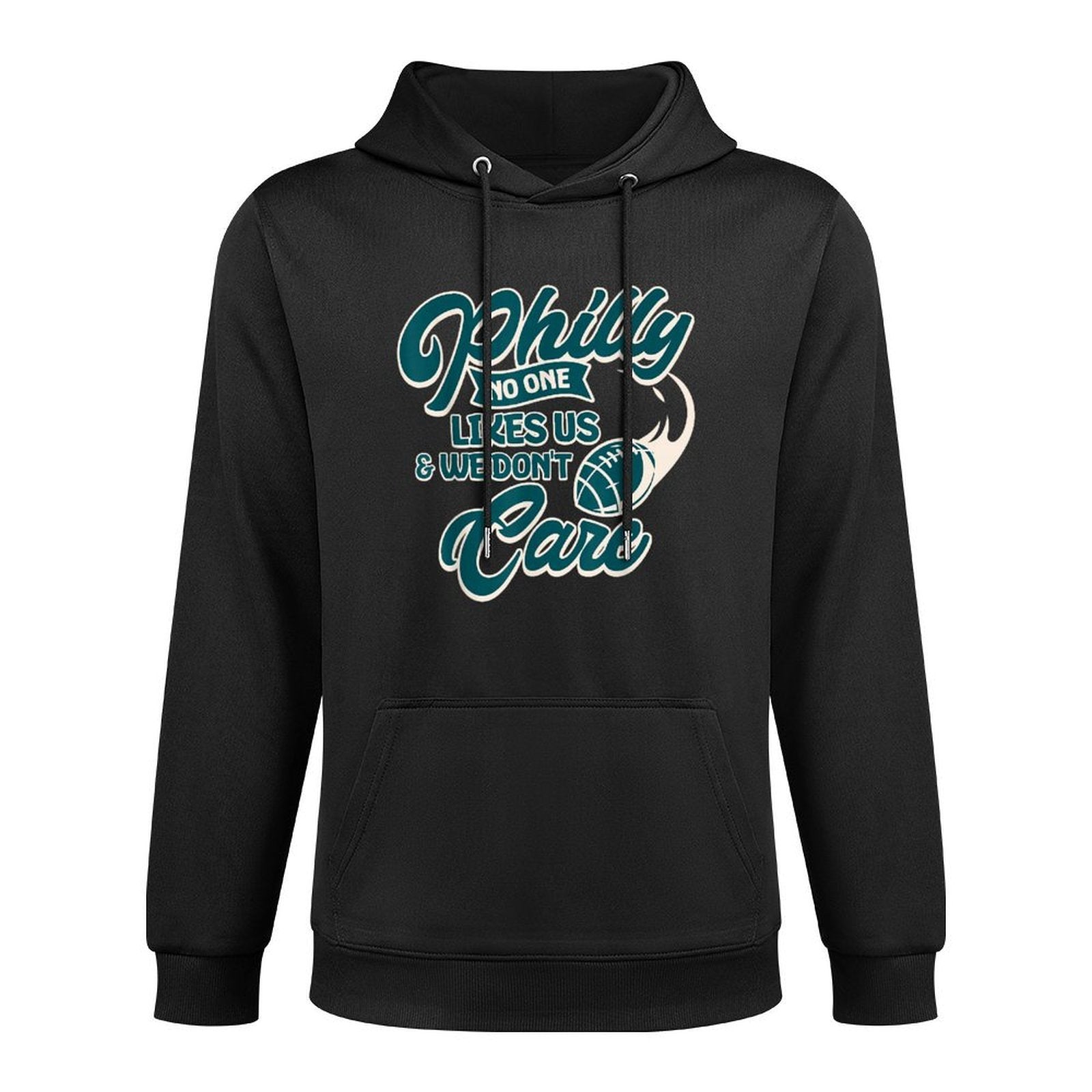 Philadelphia They Dont Likes Us We Dont Care Philly Fan Adjustable Hood Hoodie
