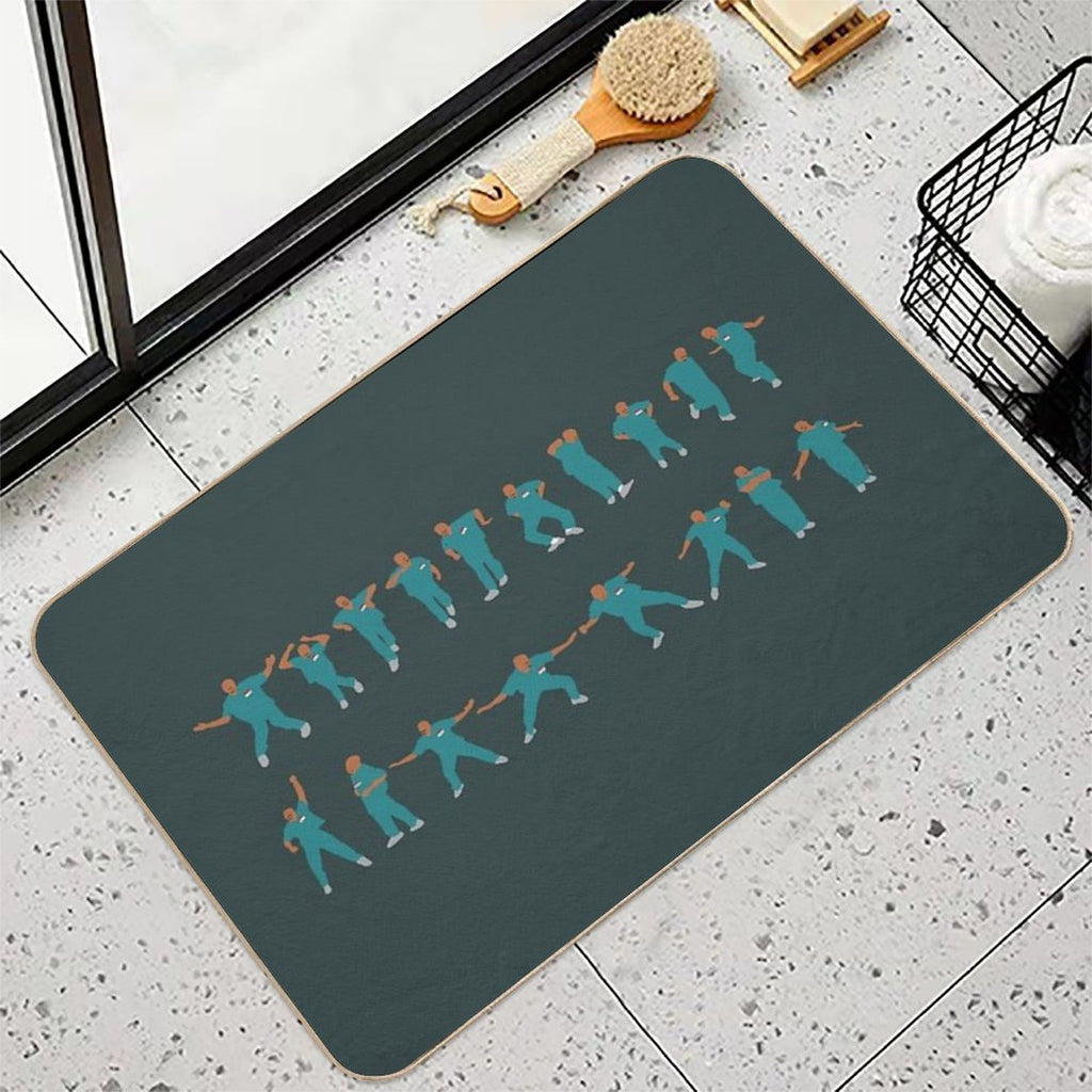The Turk Dance  Absorbent Bath Mat