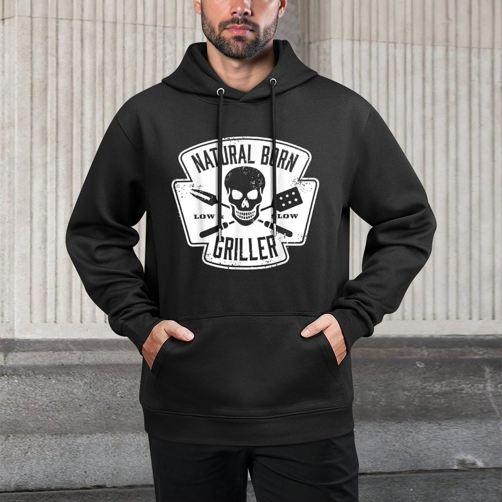 Natural Born Griller T-shirt (father Bdays) Unisex Design Hoodie