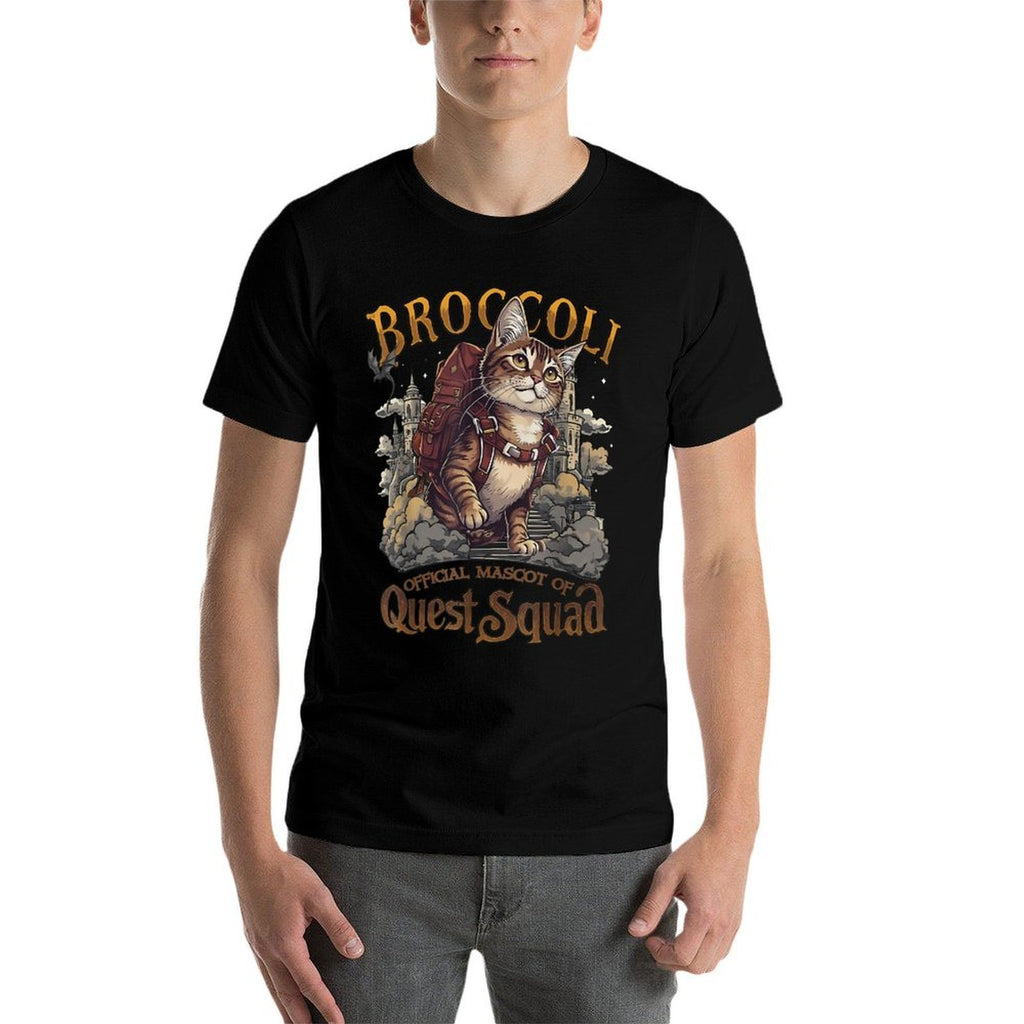 Quest Fantasy Squad Broccoli Funny Cat  Affordable Price T-Shirt