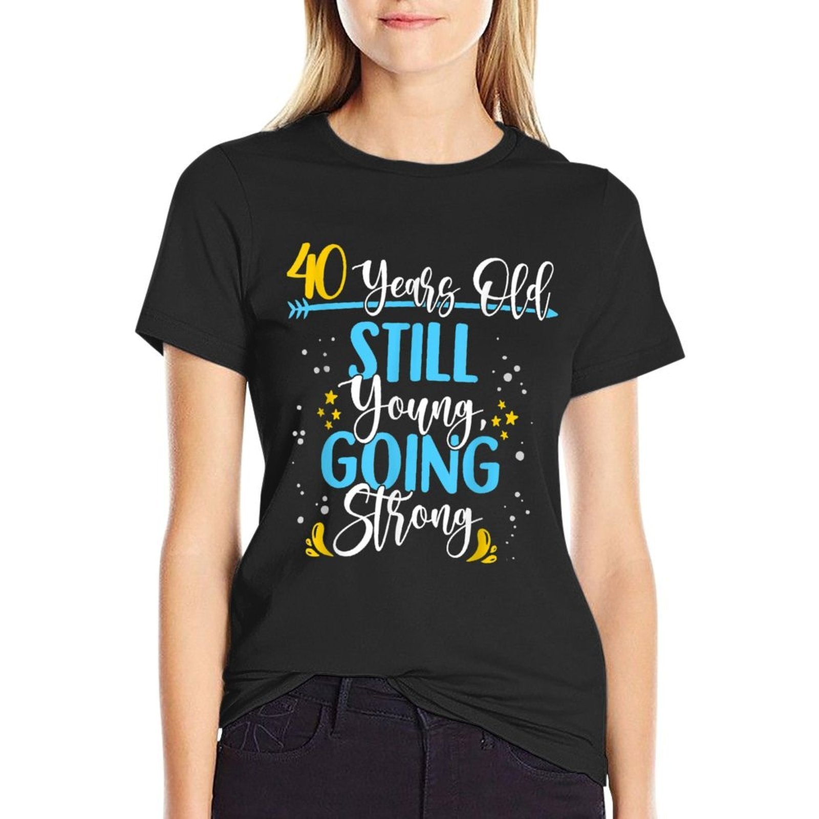 40 Years Old Birthday - 40th Birthday  Vintage-inspired T-Shirt