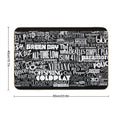 Band Name Collage  Toxin-Free Bath Mat